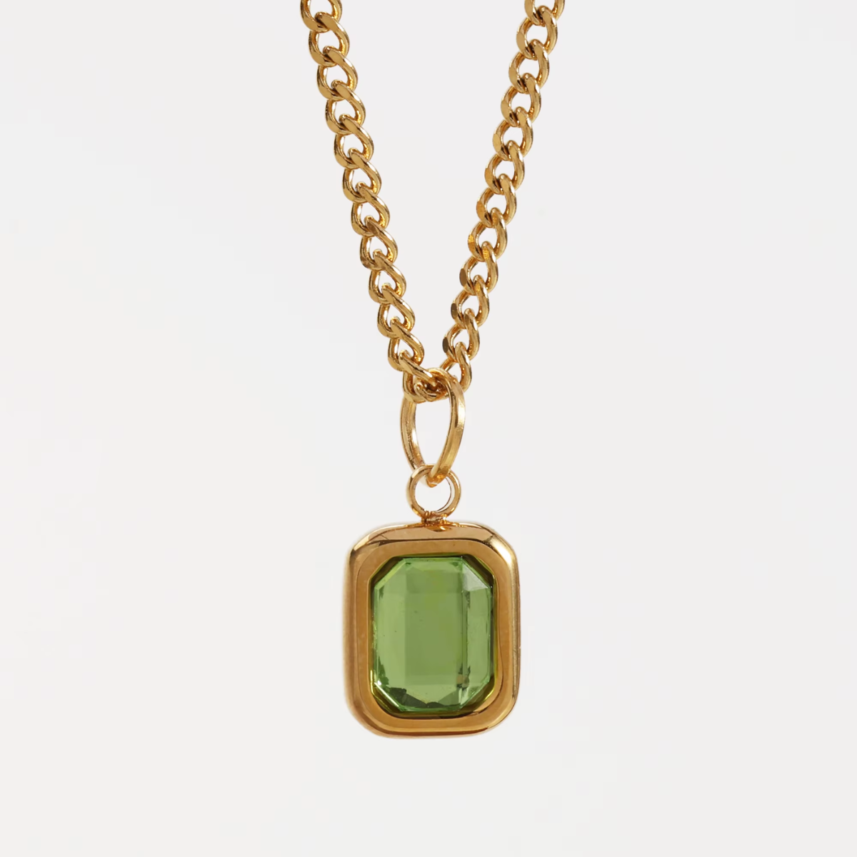 PERIDOT PENDANT (GOLD)
