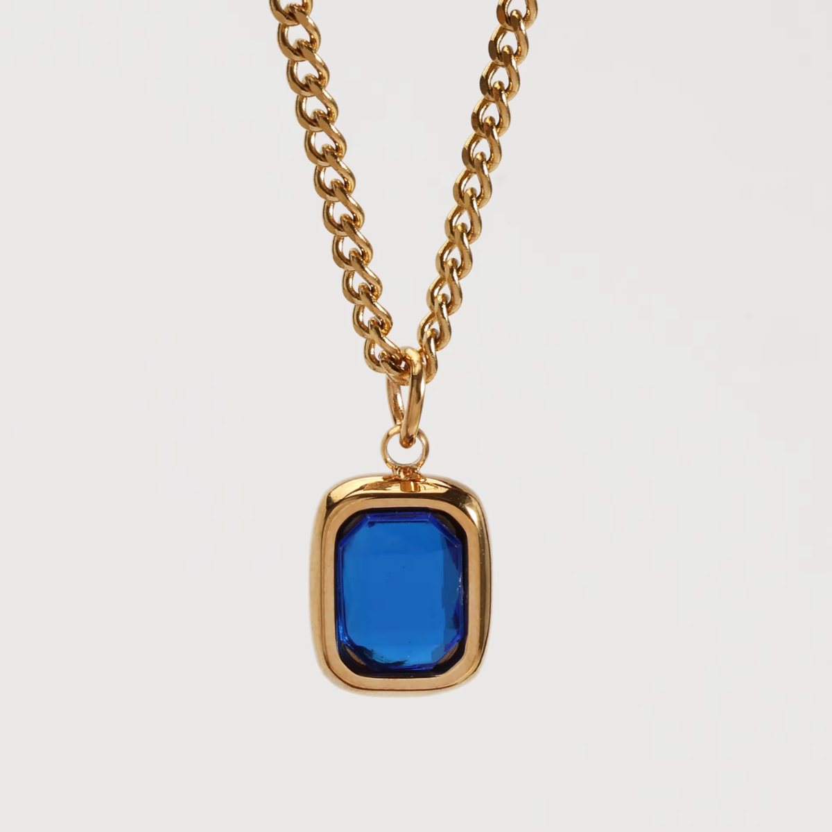 SAPPHIRE PENDANT (GOLD)