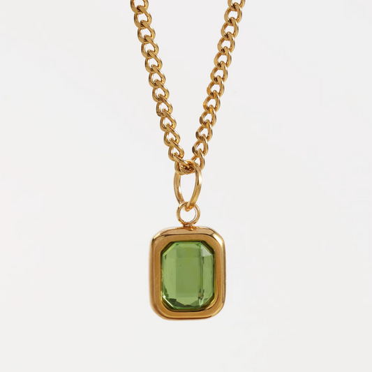 PERIDOT PENDANT (GOLD)