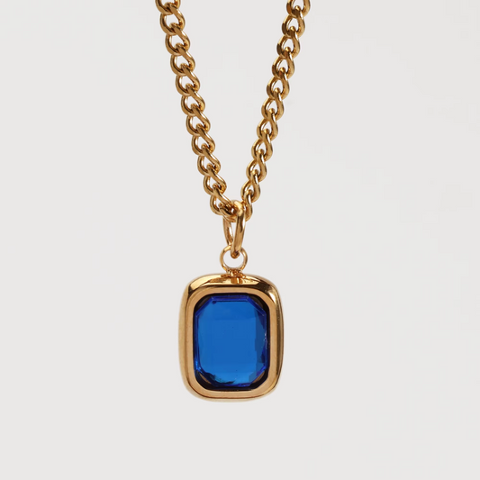 SAPPHIRE PENDANT (GOLD)