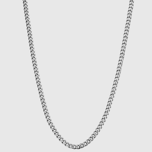 Cuban Chain (Silver) 3mm
