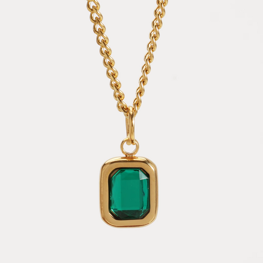 EMERALD PENDANT (GOLD)